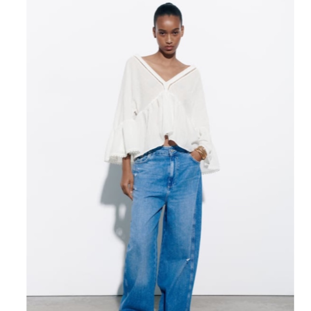 White Blouse from Zara